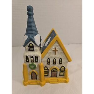 Vintage Porcelain Victorian Church For Christmas‎ Village